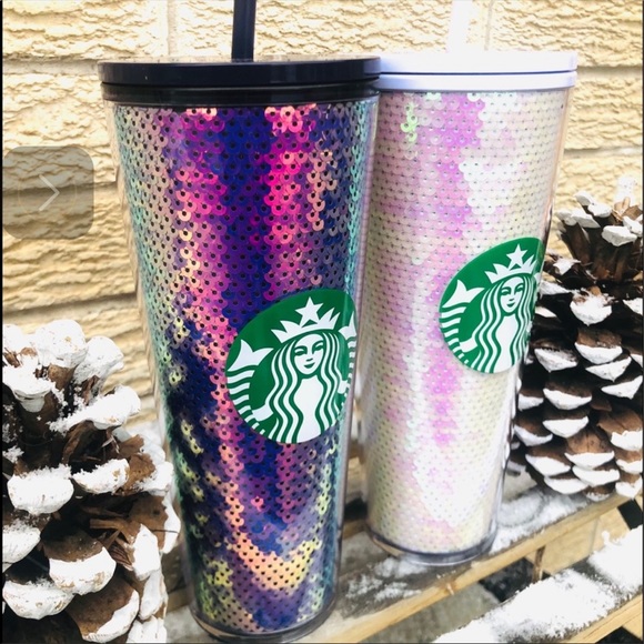 🎄STARBUCKS Holiday Sequins cups